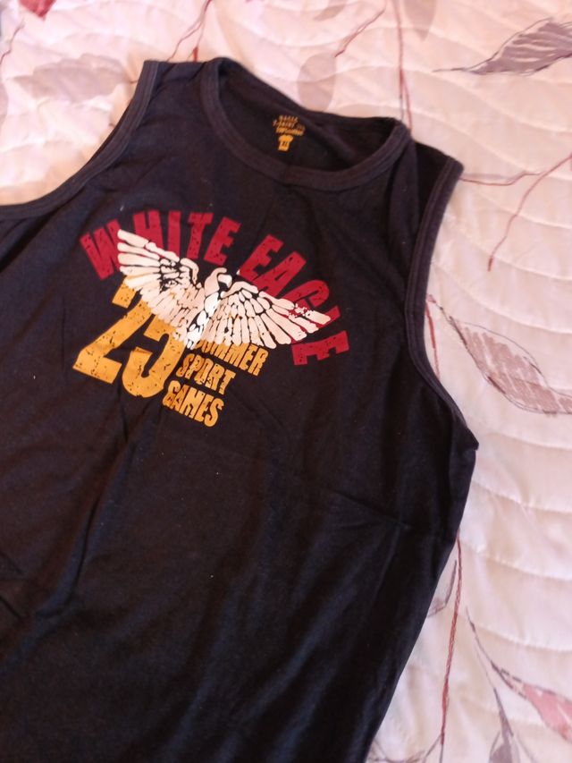 Camiseta sin mangas hombre