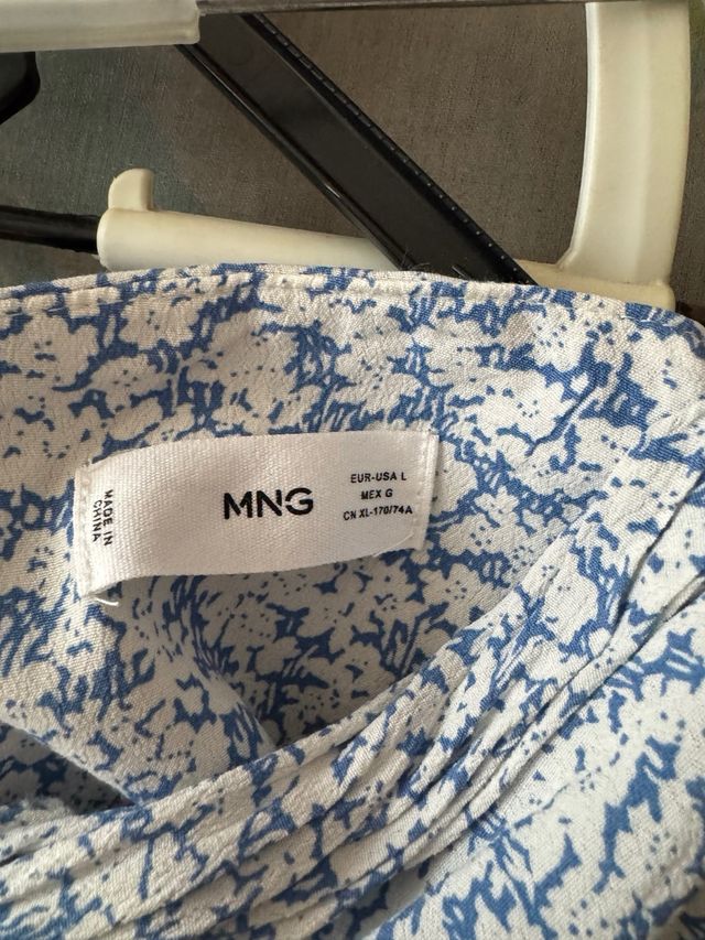 Falda larga midi Mango