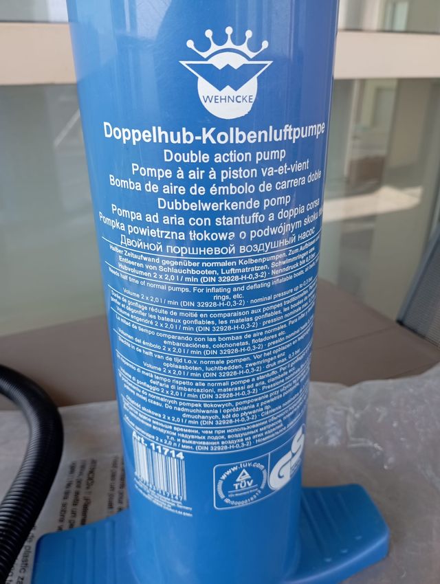 Bomba de aire de embolo