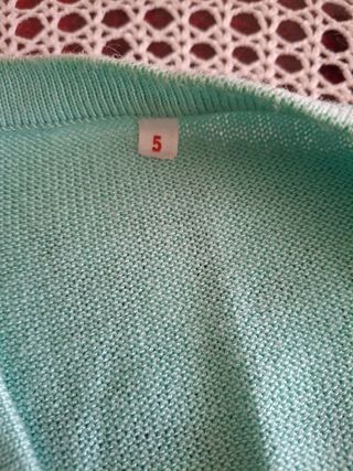 Chaqueta de punto T 5. Medidas en descri