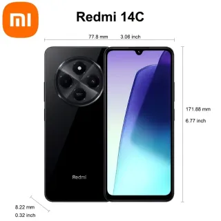 Redmi 14C 4G LTE 6GB+128GB Unlocked - Black