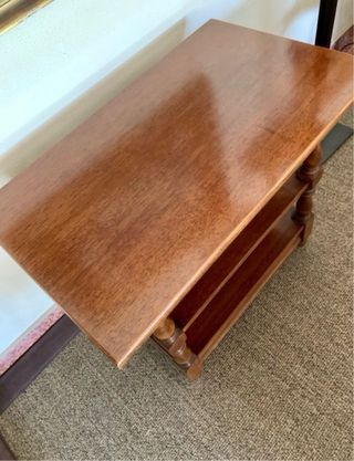 Mesa auxiliar madera maciza