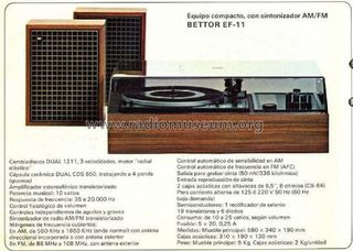 Tocadisco Bettor EF-11