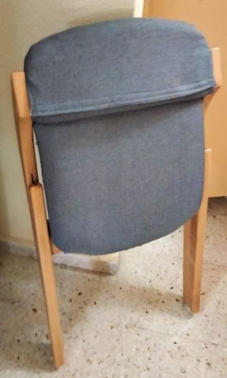 Silla de madera plegable