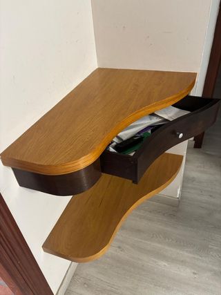 Mueble recibidor esquinero 