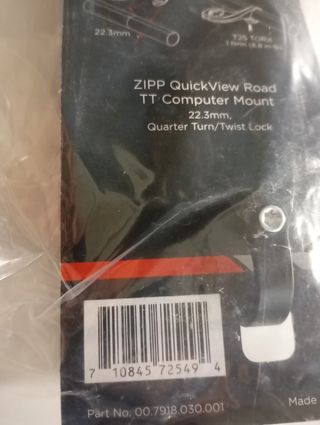 Supporto Per Contachilometri Zipp Da Manubrio Bici