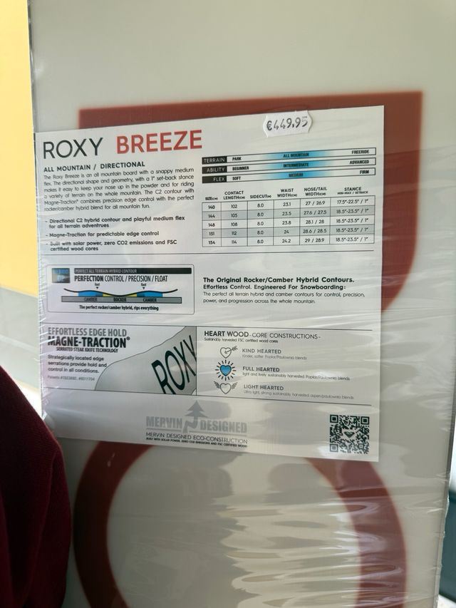 Roxy Breeze Snowboard