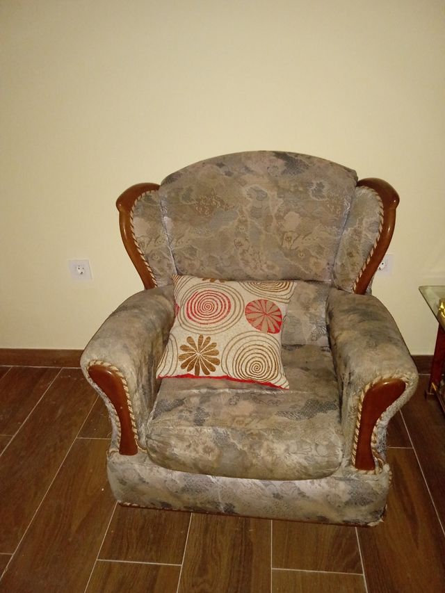 Sillon madera orejero