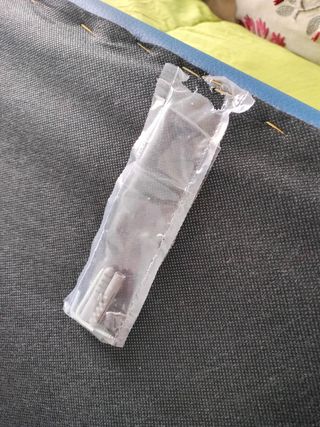 Cabecero polipiel azul para cama 135-140