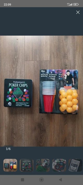 Acumuladores de frío frigolines + juego de poker