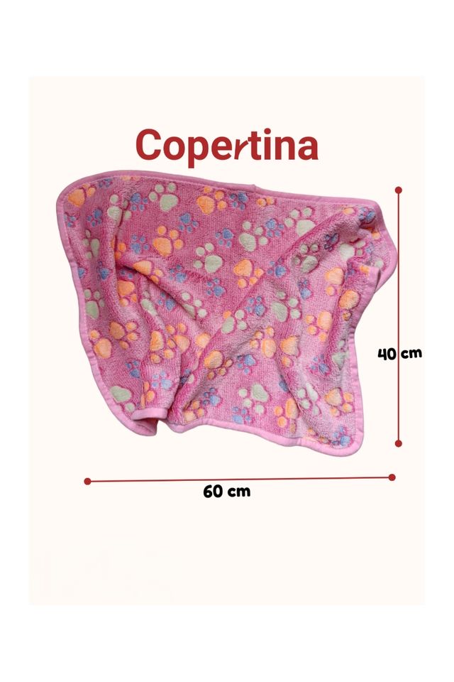 Copertina cane o gatto in pile 60x40