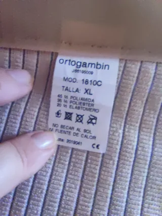 Faja lumbar señora Gambin XL