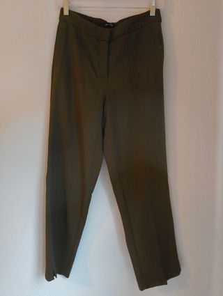 Pantalón verde NUEVO Massimo Dutti