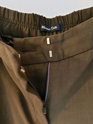 Pantalón verde NUEVO Massimo Dutti