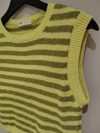 Camiseta de Rallas Mujer PullandBear