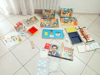 Lotto Giochi Vintage Anni 80 Pranzo Serv