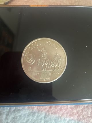 Moneda de 2000mil pesetas Don quijote 1547/1997