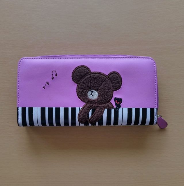 CARTERA MONEDERO MUJER, OSITO PIANISTA