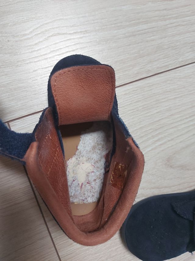 Botitas niño azul T24