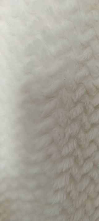 Poncho blanco , impecable