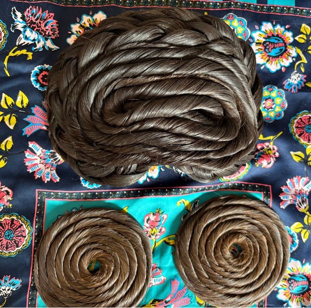 Moños fallera adulta pelo natural