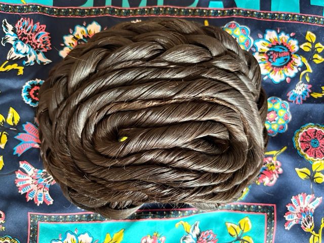 Moños fallera adulta pelo natural