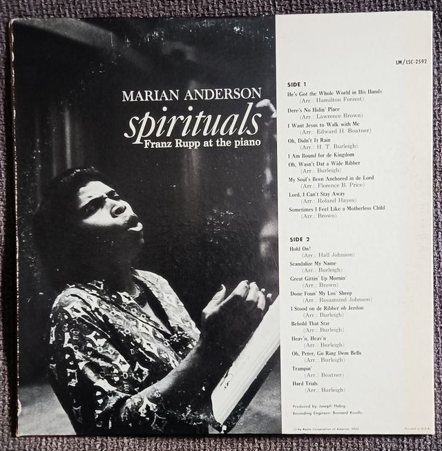 Marian Anderson – He's Got The Whole World