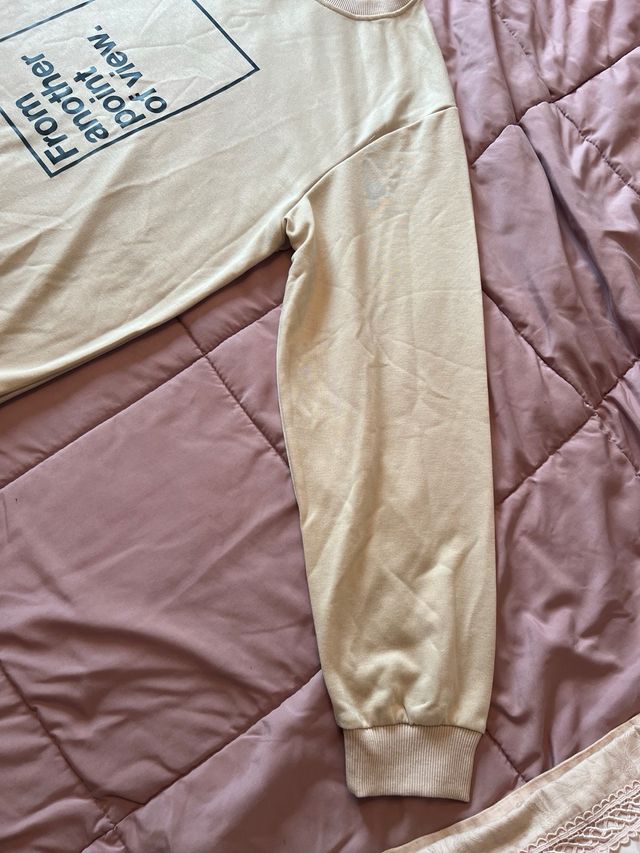 Felpa beige uomo Nuova taglia XL