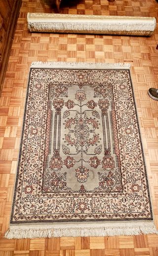 Lote 2 Alfombras clasicas, verdes ,beig