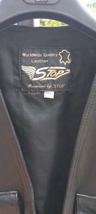 Gillet da moto in pelle 