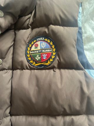 Chaleco plumas niño hackett