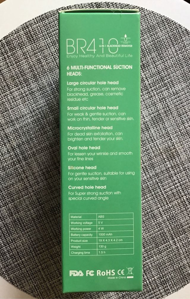 Voyor Limpiador de poros y espinillas 6 cabezales