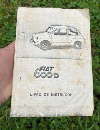 Reprodução Livro de Instruções FIAT 600D