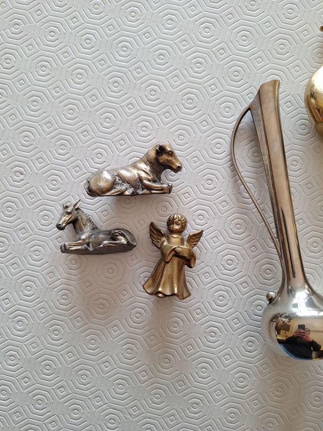 Lote 16 piezas laton bronze.