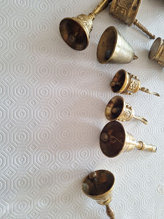 Lote 16 piezas laton bronze.