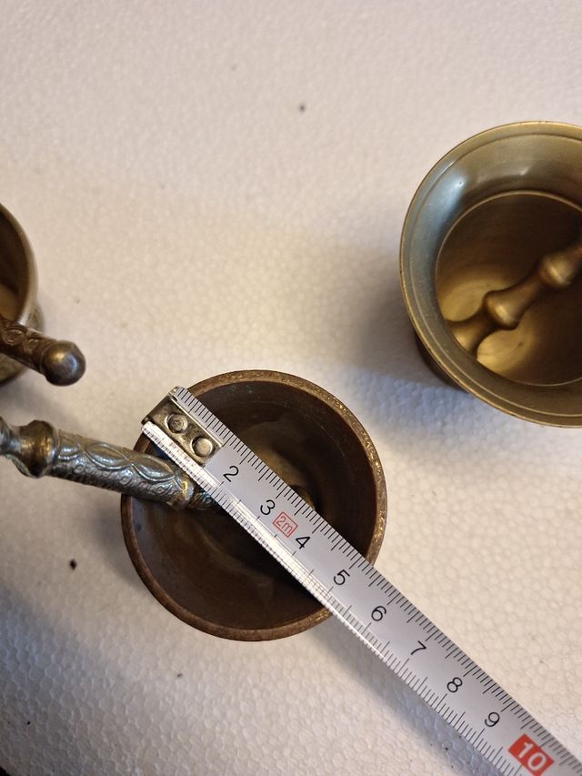 Lote 16 piezas laton bronze.