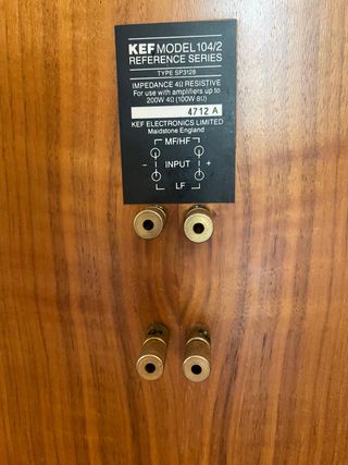 Crossovers Kef 104/2 (SP 2173) (bi-cableados)