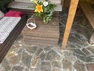 Muebles jardin fabricados con residuos plasticos