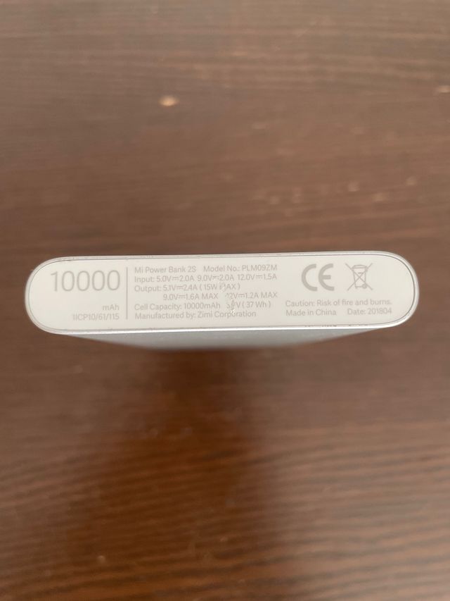 Bateria portátil Xiaomi Mi PowerBank 2S