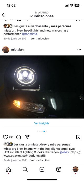 FARO  LED 7" MOTO RETRO (solo uno)