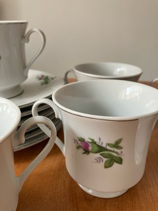 Juego de café de porcelana