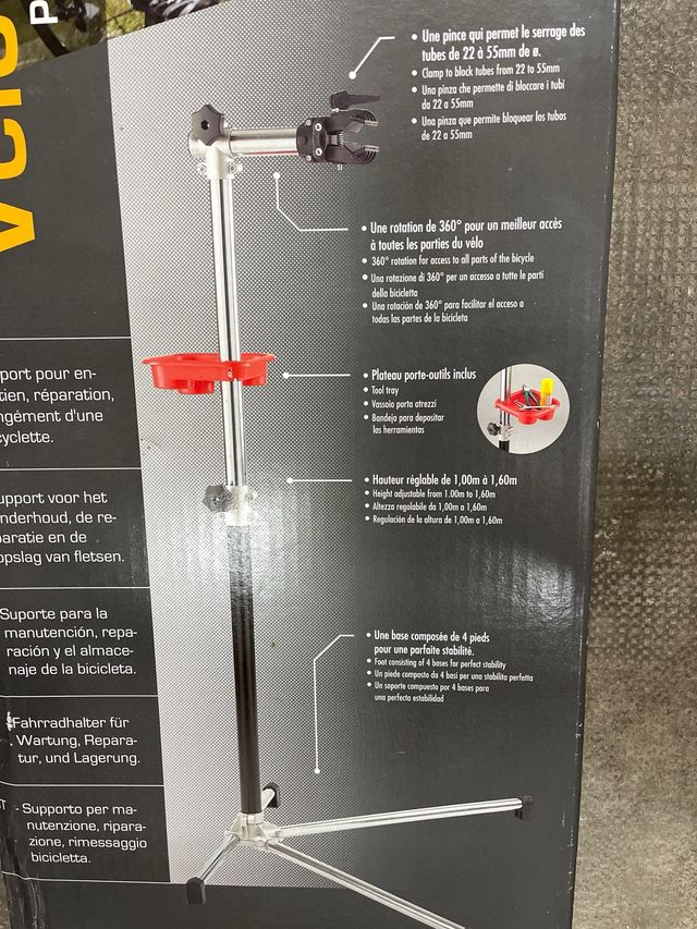 Caballete reparacion bicicleta prof.