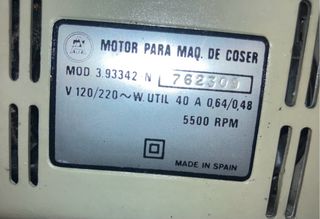 Maquina de coser Alfa