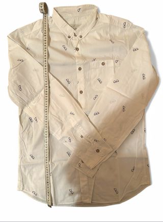 Camicia Heritage L bianca NUOVA con occhial