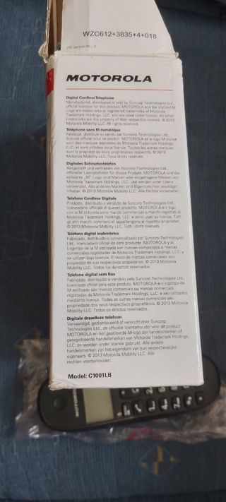 Teléfono inalámbrico Motorola