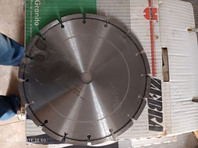 Disco obra granito 2 ud