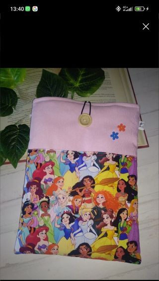 Funda libro de PRINCESAS DISNEY