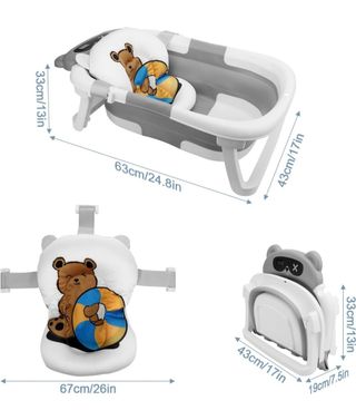 Bañera bebe plegable