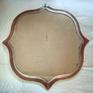 Espejo con precioso marco de madera restaurado, pl