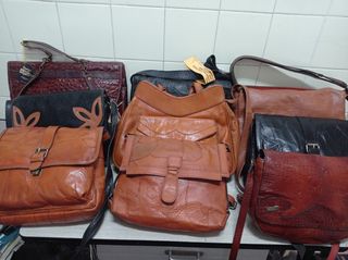 Bolsos piel auténtica vintage 80'S